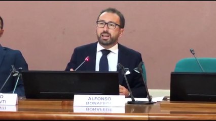 Roma - Protocollo Giustizia-Miur- intervento ministro Bonafede (06.11.19)