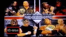 Stone Cold & The Undertaker Vs Kane & Mankind Vs The Rock & D'Lo Brown Vs The New Age Outlaws  - WWF Español Latino - Superstars Parte 72