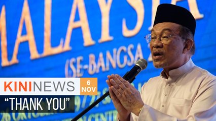 Anwar thanks Dr M on assurance of succession plan | KiniFlash - 6 Nov