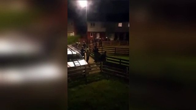 Bonfire Night vandalism filmed in Biddick Hall, South Shields