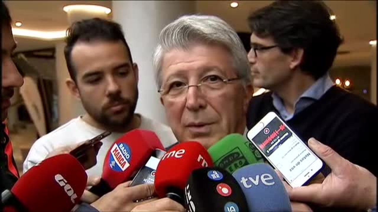 Enrique Cerezo: "Nosotros queremos que a Griezmann le traten en el Barcelona tan bien como lo hicimos aquí"