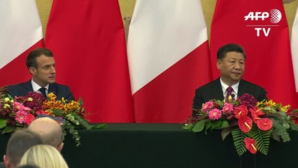 Francia y China hacen frente común contra Trump sobre el clima