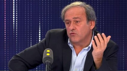 Michel Platini raille le PSG, qui joue avec "un Français dans l'équipe" : "Ça pourrait s'appeler Coca Cola ou autre chose"