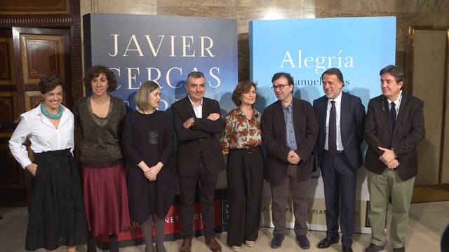 Carmen Calvo en un acto en el Instituto Cervantes