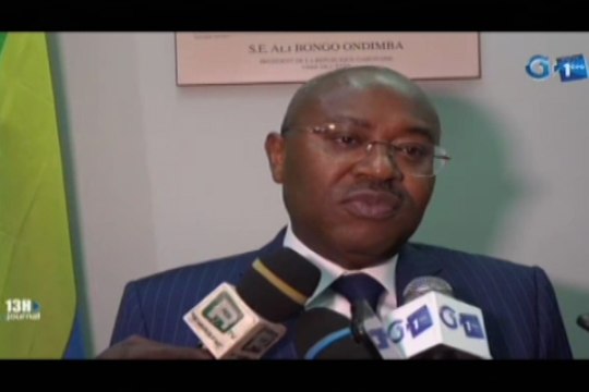 RTG/Rencontre entre l’Ambassadeur d’Egypte au Gabon, Hamed BAKR et le Ministre de la promotion des investissements, Jean OTANDAULT en prélude à la 4e édition du forum Afrique 2019