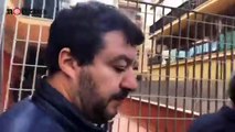 Matteo Salvini a Ostia (Roma) tra il degrado e i calcinacci delle case popolari | Notizie.it