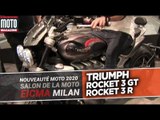 TRIUMPH ROCKET 3 GT et R - Nouveautés Salon Milan EICMA