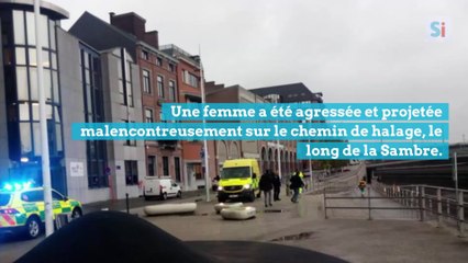 Charleroi: une femme agressée et jetée du haut du quai Arthur Rimbaud