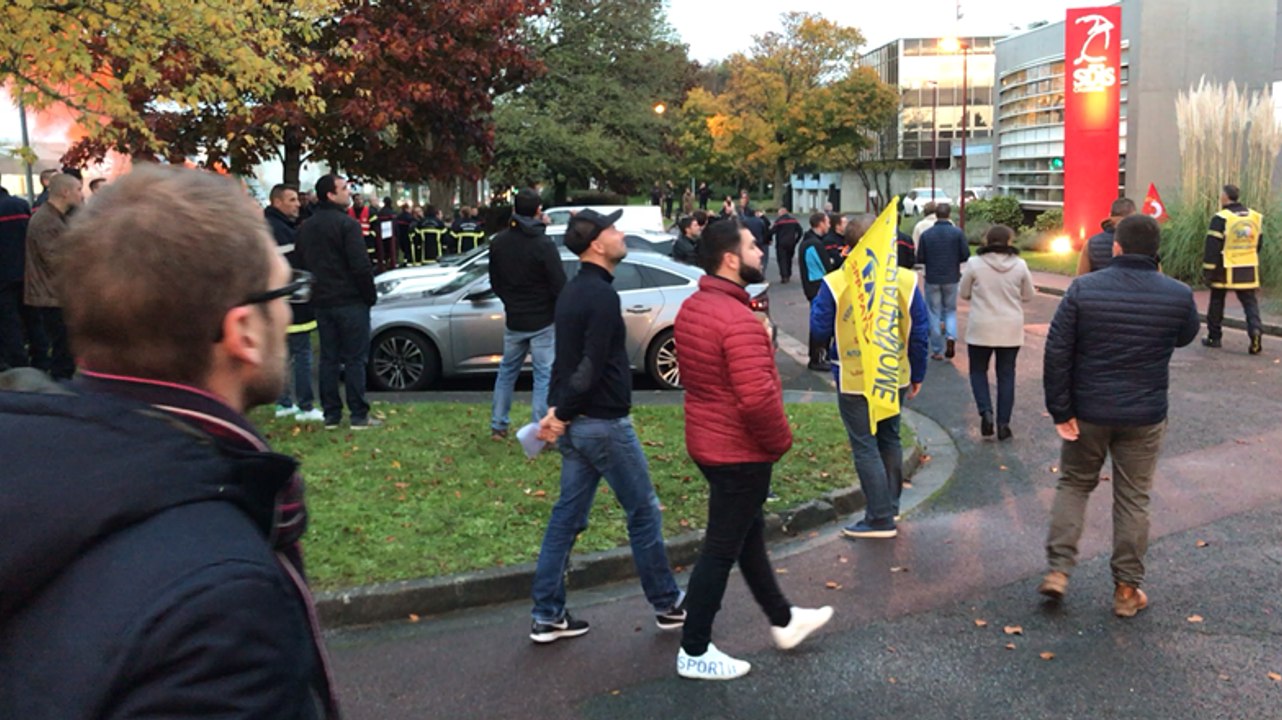 Pompiers en colère et en grève à Caen