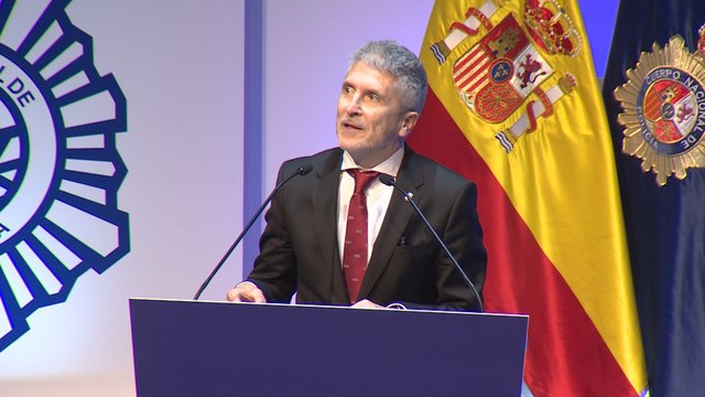 Marlaska destaca voluntad de servicio de Policía en tiempos complejos