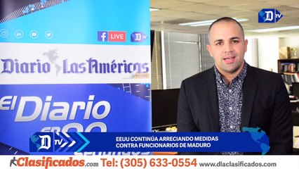 EEUU continúa arreciando medidas contra funcionarios de Maduro | El Diario en 90 segundos