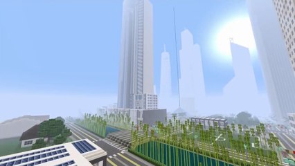 Minecraft PS4 - Incredible New Modern City World Tour! - Las Shoria (Minecraft World Tour)