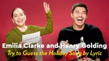 All We Want For Christmas Is This Video of Emilia Clarke and Henry Golding Singing Holiday Songs