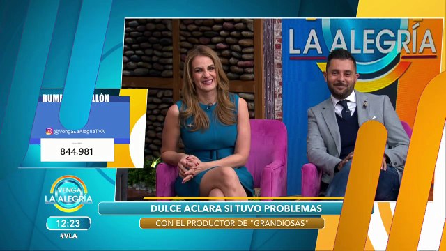 ¿Dulce deja 'Grandiosas'? La cantante aclara si tuvo problemas con el productor. | Venga La Alegría