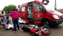 Duas pessoas se ferem em colisão entre carro e moto no Interlagos