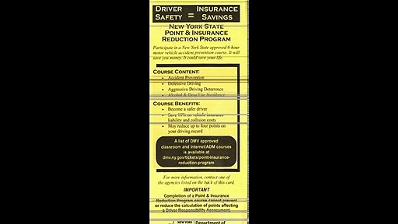 DMV defensive driver schools