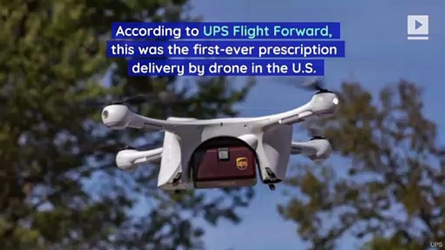 UPS and CVS Deliver Prescription Meds by Drone for the First Time