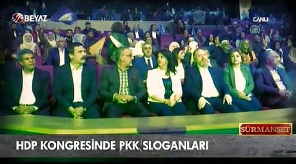 HDP Kongresi'nde PKK sloganları