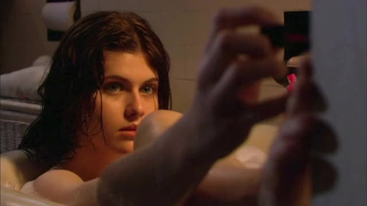 Alexandra Daddario - The Attic Opening Bath Scene - 2007