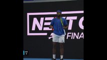 Masters Next Gen - Le coup de squash fabuleux de Tiafoe contre Humbert