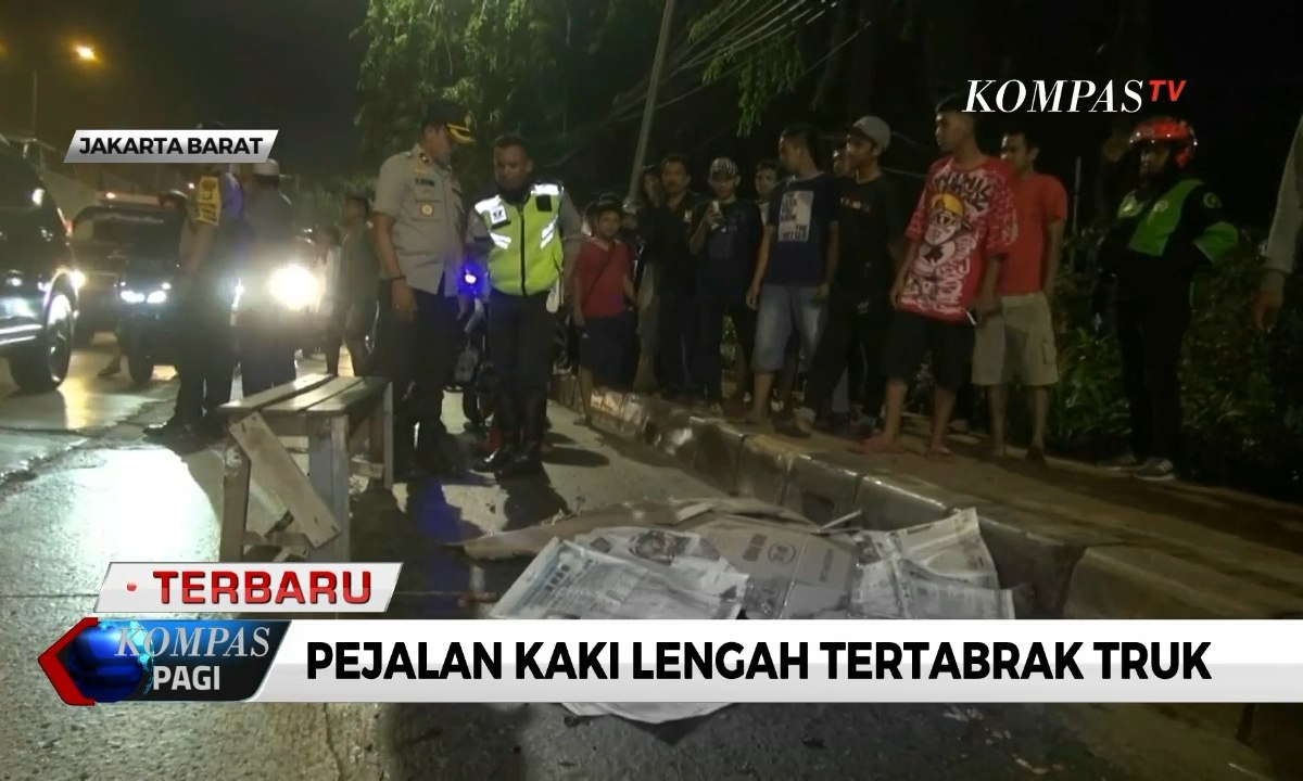 Diduga Lengah Nyeberang Jalan, Pejalan Kaki Tewas Tertabrak