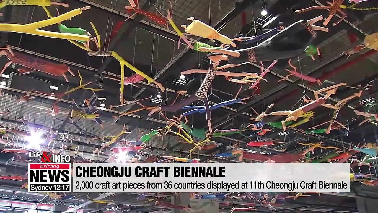 2,000 craft art pieces from 36 countries displayed at 11th Cheongju Craft Biennale