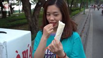 Sweet Popiah Make À partir de noix de coco et de sucre _ Popiah le moins cher au Vietnam _ Vietnam Street Food