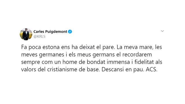 Muere el padre de Carles Puigdemont.
