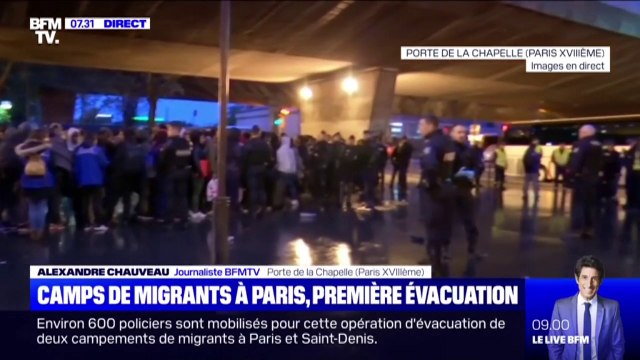 Évacuation de camps de migrants à Paris: le Préfet de police ne tolérera pas de réinstallation