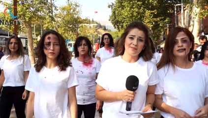 Kadın cinayetlerine dikkat çekmek için hazırlanan video, sosyal medyaya damga vurdu