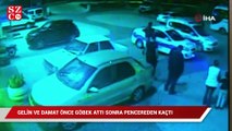 Çocuk gelin ve damat önce göbek attı, sonra pencereden kaçtı