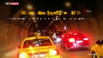 İstanbul’da asker konvoyu tüneli trafiğe kapattı