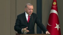 Cumhurbaşkanı Erdoğan: ''YPG/PYD, DEAŞ, PKK, bunların buradan çekildiği veya çekileceği sözünü 120 saat içinde bize verenler, şu anda bunu gerçekleştirmiş değil' - ANKARA