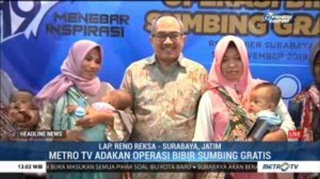 Metro TV Adakan Operasi Bibir Sumbing Gratis