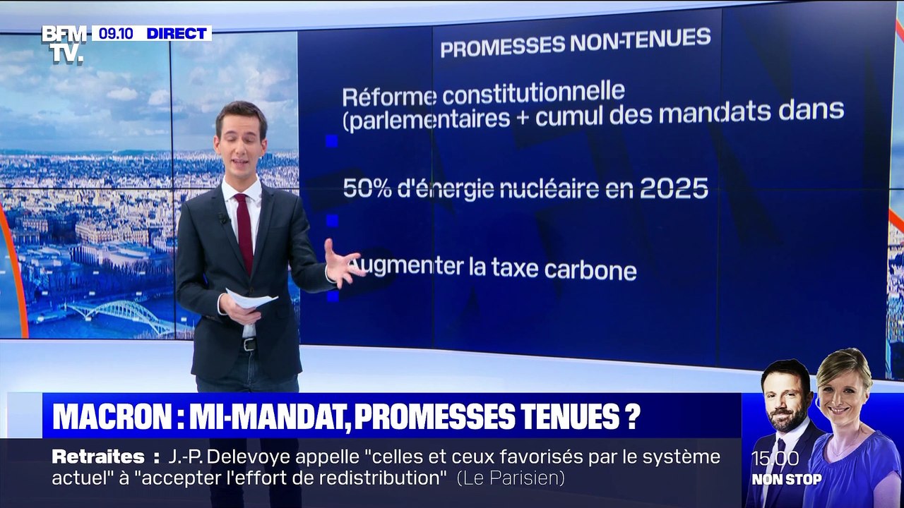 Macron : mi-mandat, promesses tenues ? - 07/11