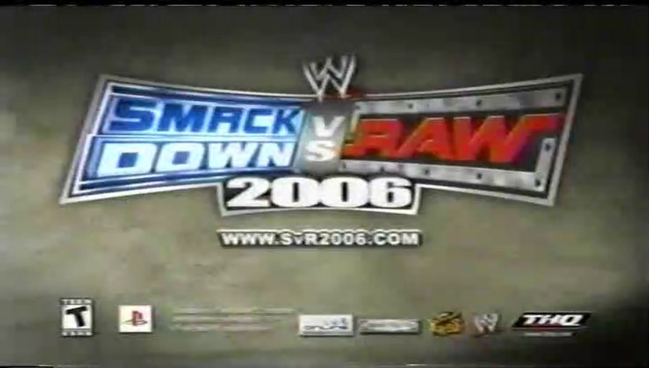 2006 "Smackdown vs. Raw" Video Game TV Ad