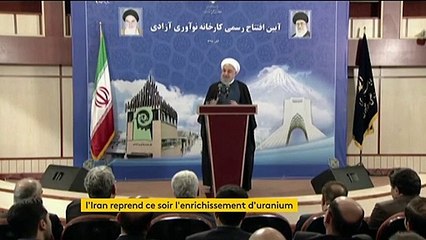 Nucléaire : l'Iran reprend l'enrichissement de l'uranium