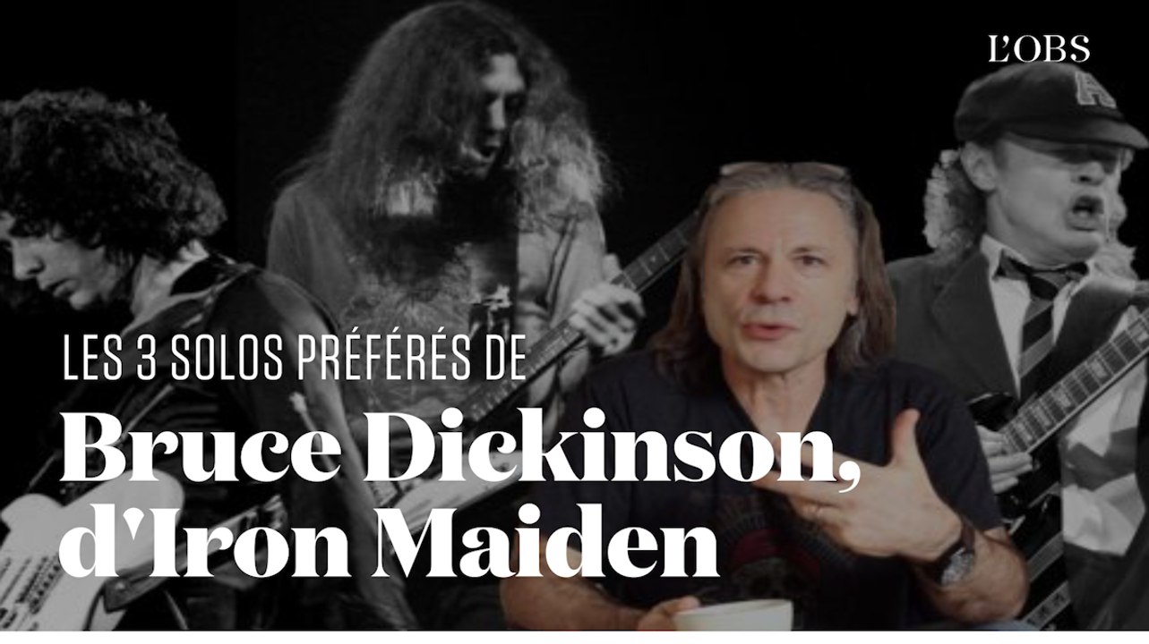 Les 3 plus grands solos de guitare pour Bruce Dickinson d'Iron Maiden