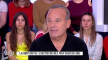 Laurent Baffie : Lunettes noires pour cheveux gris - Clique - CANAL+