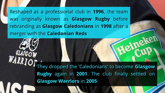Scottish rugby - A brief history of Glasgow Warriors