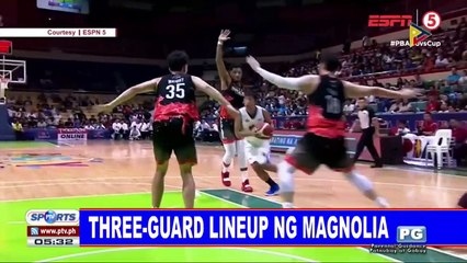 Three-guard lineup ng Magnolia