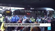 Évacuation de migrants à Paris : 