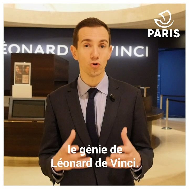 Léonard de Vinci au Louvre.