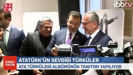 İmamoğlu 'ATA Türküleri' albümünün tanıtımını yaptı