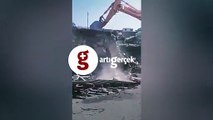 Tarihi Hasankeyf çarşısı yıkıldı