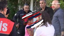 Parkta kabusu yaşayan küçük kızı polis böyle teselli etti