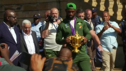 Afrique du Sud - Le trophée Webb Ellis débute sa tournée