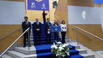 Ofrenda floral en el TSJPV a José María Lidón en el 18 aniversario de su asesinato