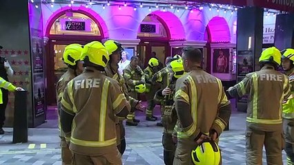 Ceiling at London Theatre Collapses