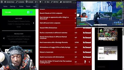 Fortnite Chapter 2 Week 5 Challenges - The LowDown Mission objectives